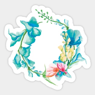 Floral Boundaries Sticker